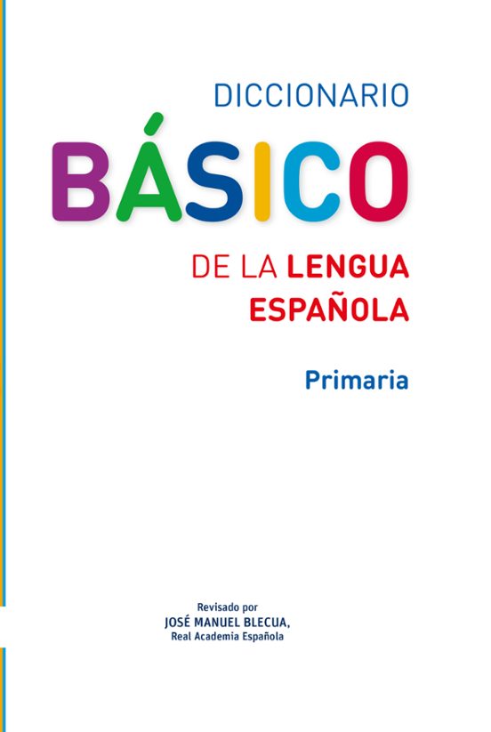 Portada de diccionario basico de la lengua española
