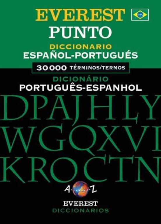 Portada de diccionario punto español-portugues-brasileño brasileño-portugues -español