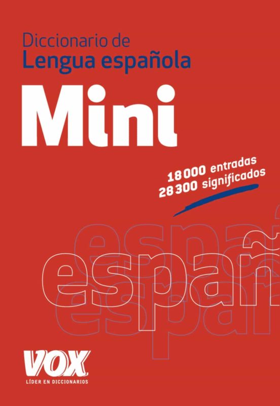 Portada de diccionario mini de la lengua española