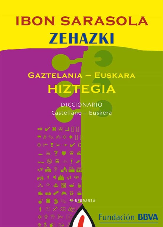 Portada de zehazki hiztegia gaztelania-euskara