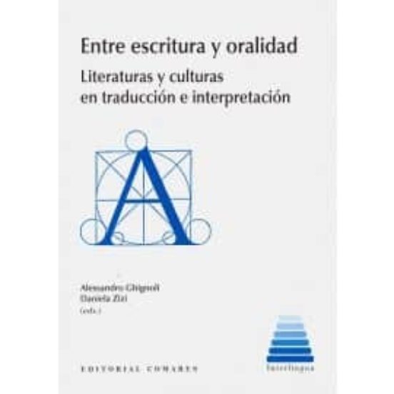 Portada de entre escritura y oralidad