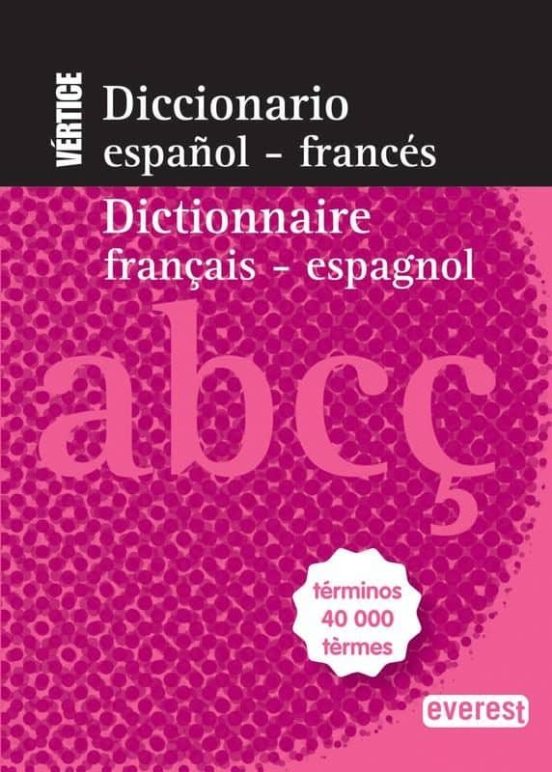 Portada de diccionario vertice español-frances / dictionnaire français-espag nol