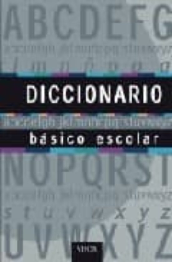 Portada de diccionario basico escolar