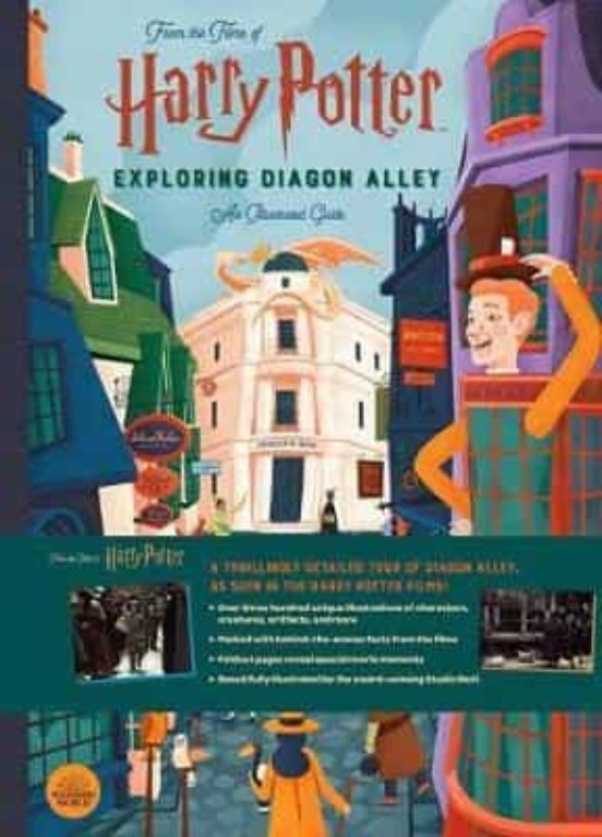 Portada de harry potter: exploring diagon alley : an illustrated guide