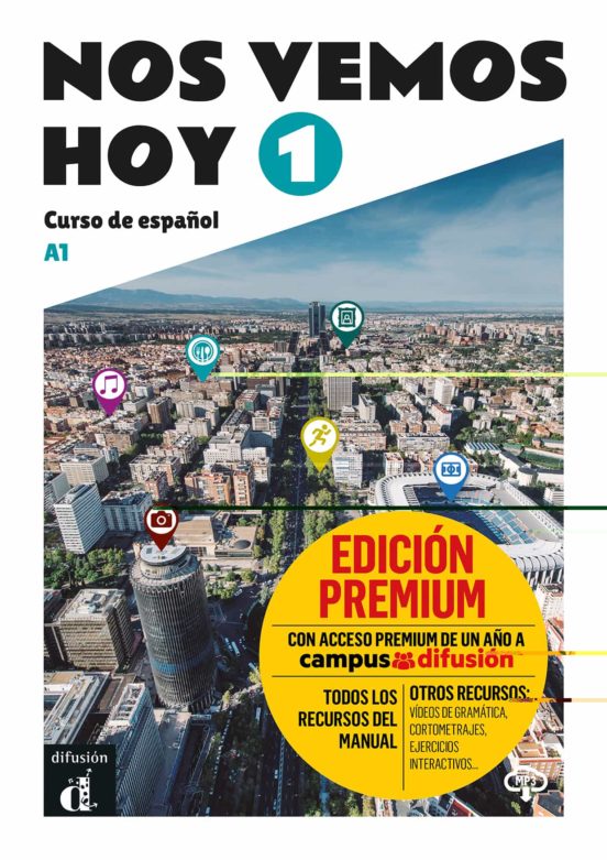 Portada de nos vemos hoy 1 premium libro del alumno