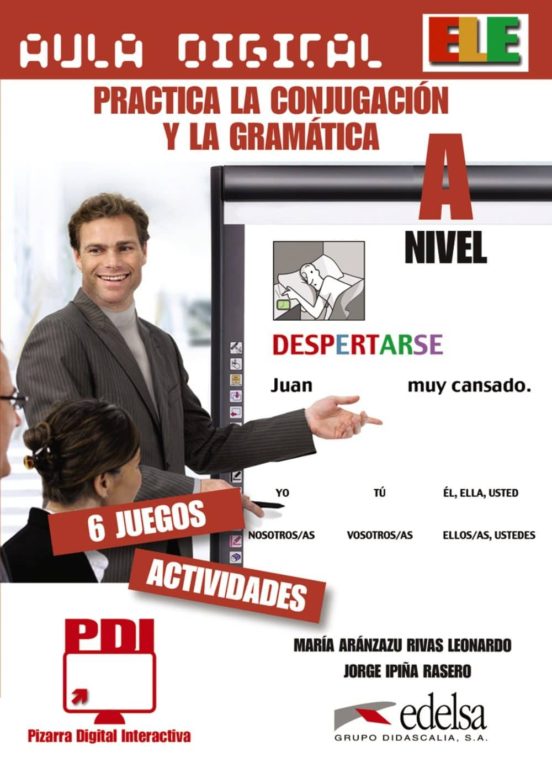 Portada de practica la conjugacion y la gramatica: nivel a