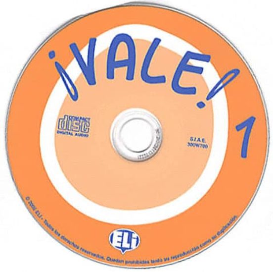 Portada de ¡vale! 1 – audio cd