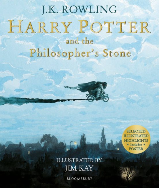 Portada de harry potter and the philosopher s stone: illustrated edition