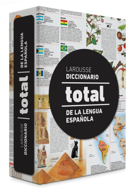 Portada de diccionario total de la lengua española