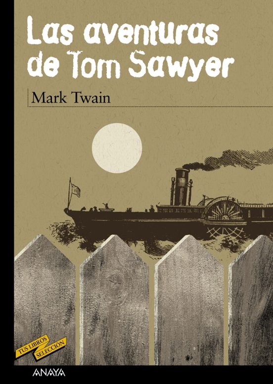 Portada de las aventuras de tom sawyer