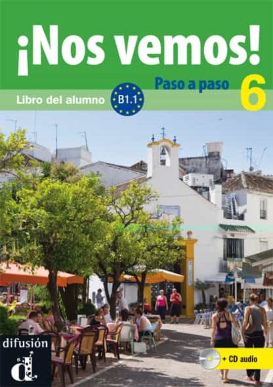 Portada de ¡nos vemos! paso a paso 6 libro del alumno