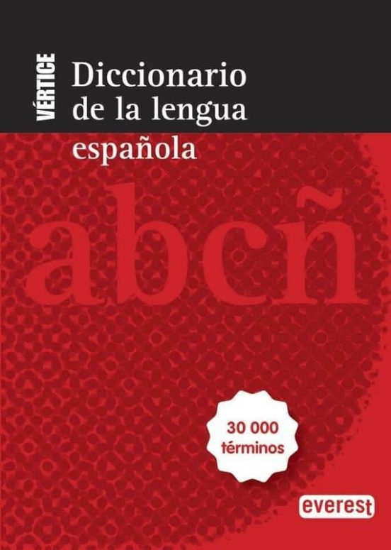 Portada de diccionario vertice de la lengua española