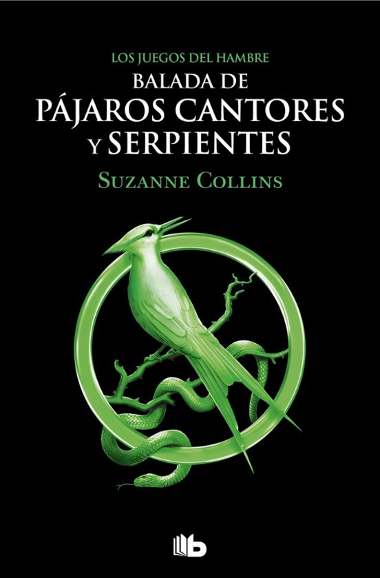 Portada de balada de pajaros cantores y serpientes