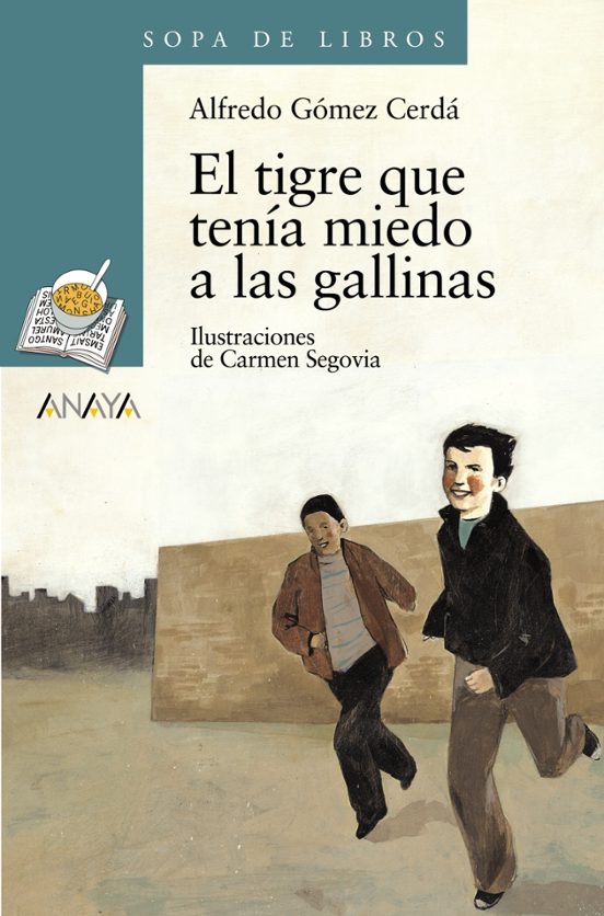 Portada de el tigre que tenia miedo a las gallinas