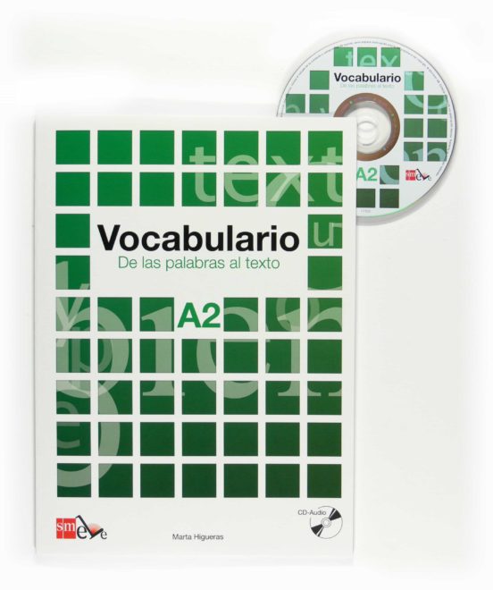 Portada de vocabulario a2. de las palabras al texto + cd-audio