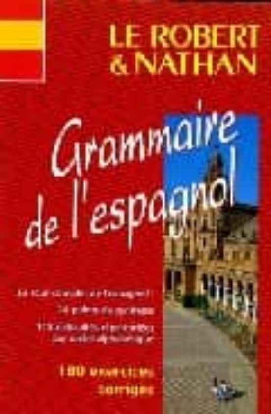 Portada de grammaire de l espagnol 180 exercises corriges