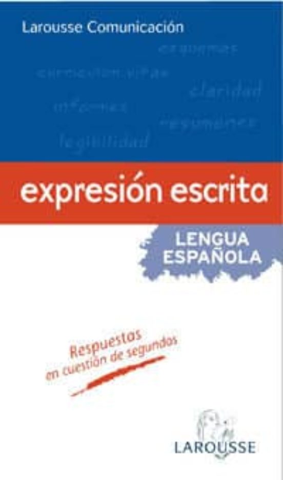 Portada de expresion escrita: lengua española: manuales practicos