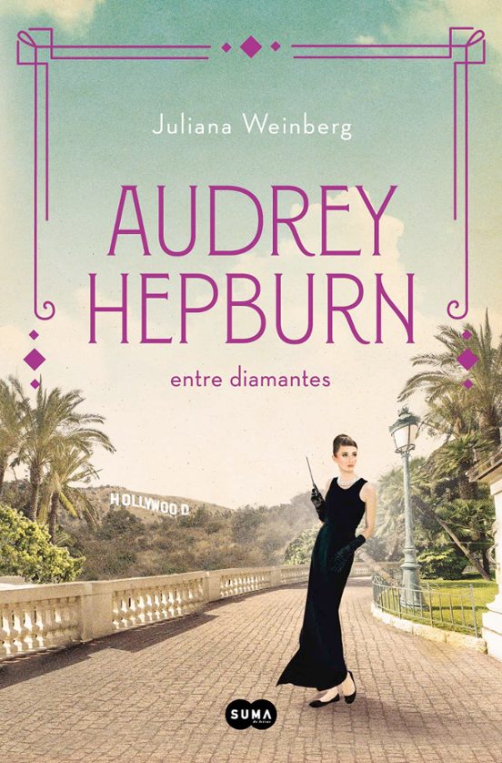 Portada de audrey hepburn entre diamantes