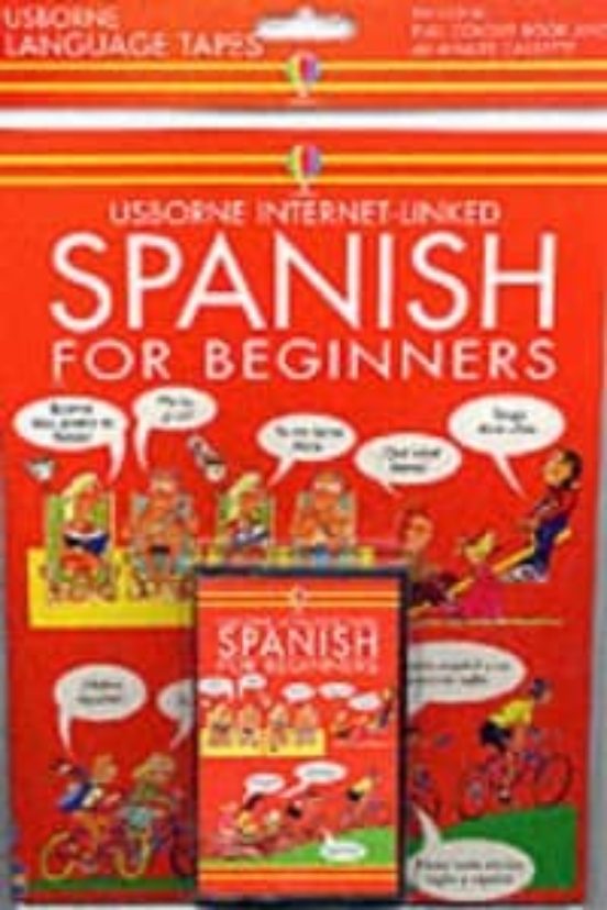 Portada de spanish for beginners + tape