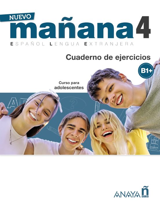 Portada de nuevo mañana 4.  cuaderno de ejercicios