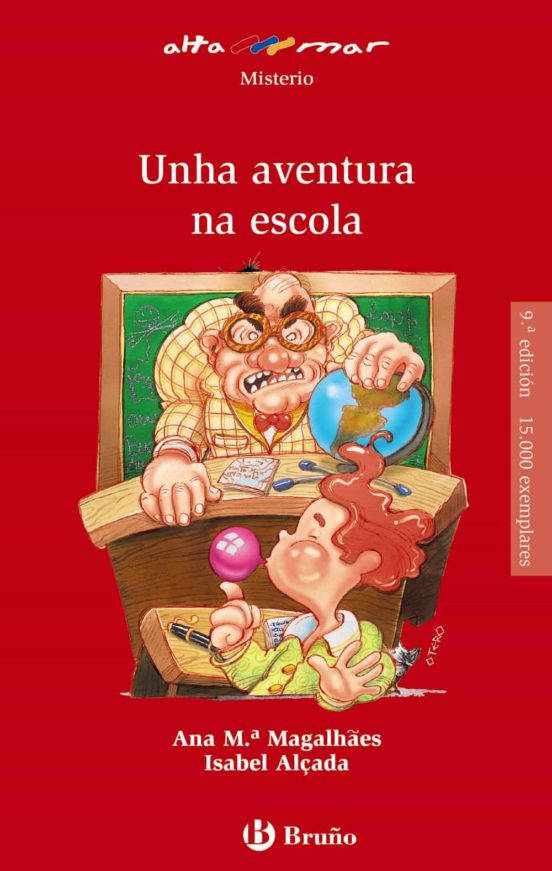 Portada de unha aventura na escola