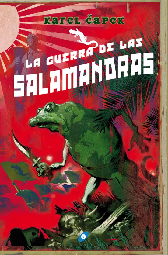 Portada de la guerra de las salamandras